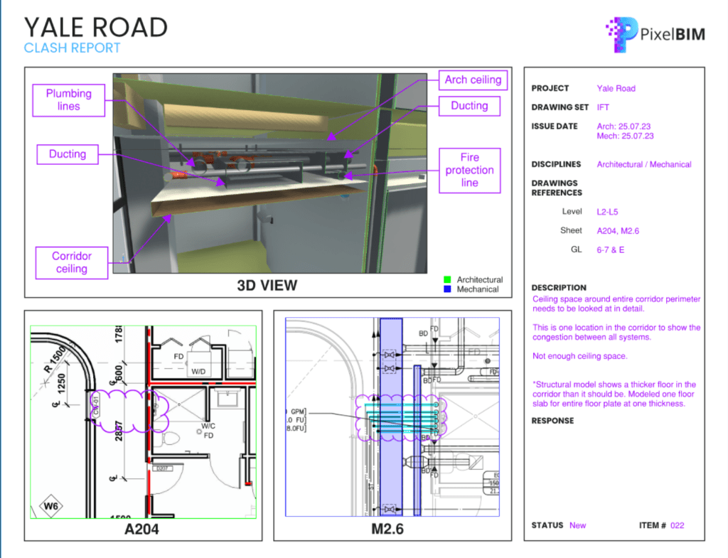 Yale Road Clash Detection example